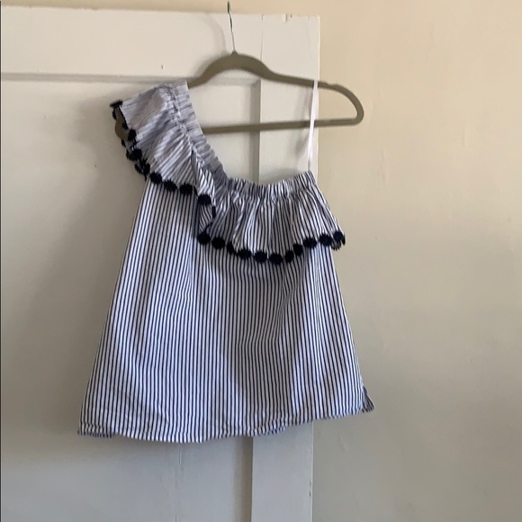 One shoulder blouse LOFT 🌸 50% OFF BUNDLES - Picture 2 of 3